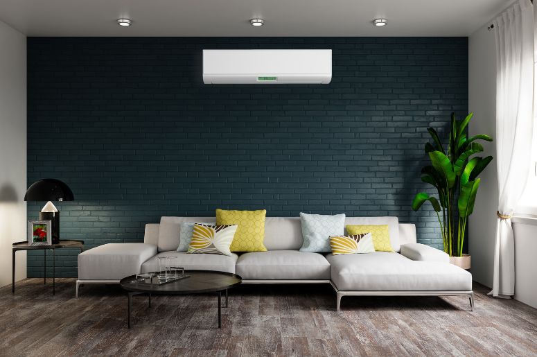 Sala moderna com ar-condicionado